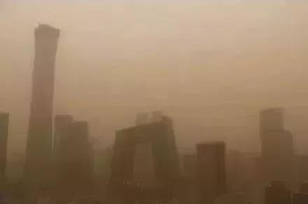 你那里的沙尘暴冷冷无情，我这里的海滩热情暖
